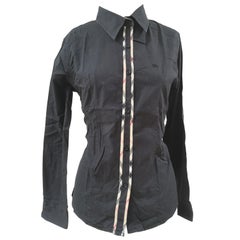 Burberry black cotton shirt