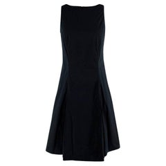 Burberry Black Cotton Sleeveless Dress
