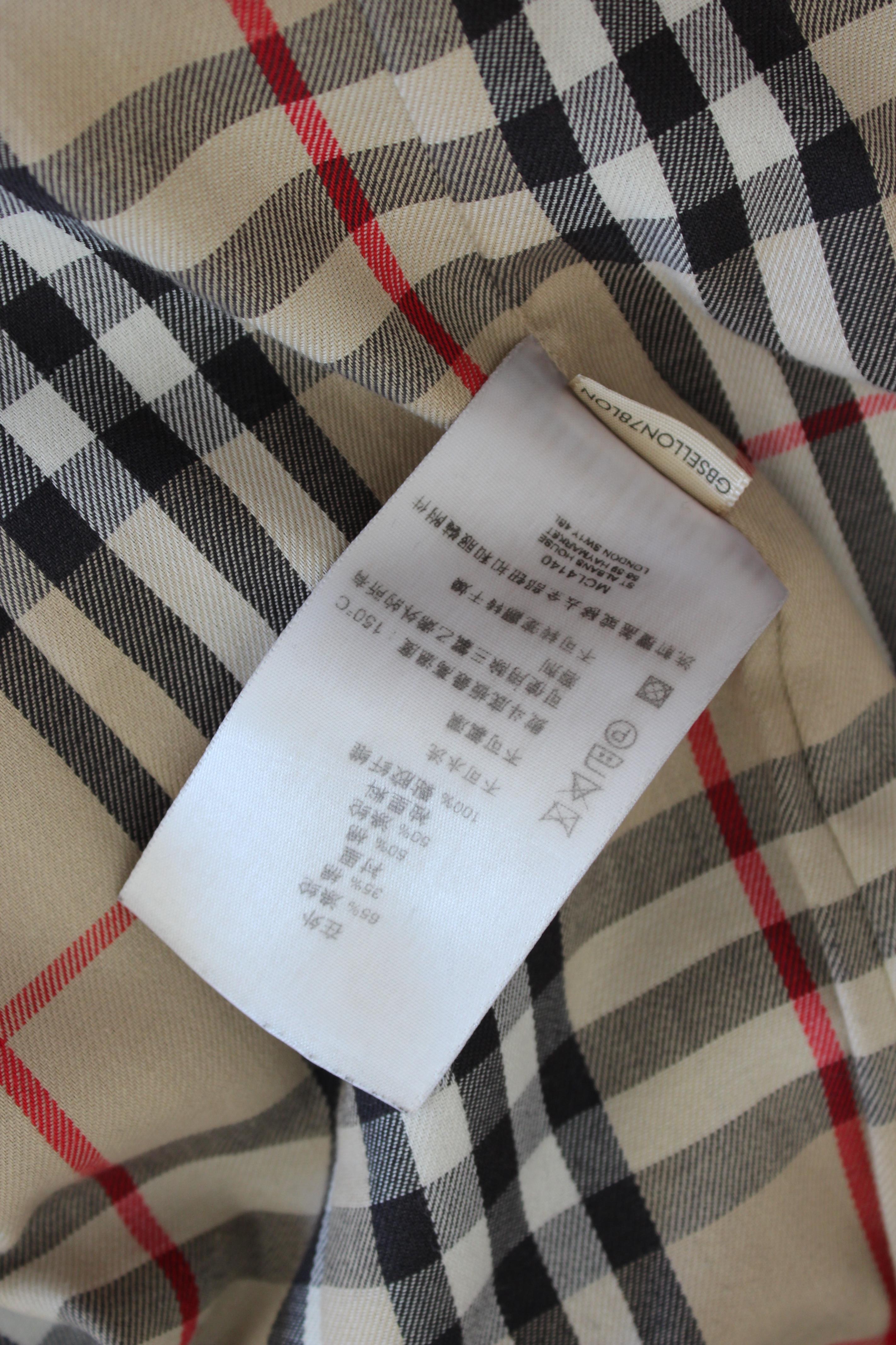 Burberry Black Cotton Waterproof Long Trench Coat 4
