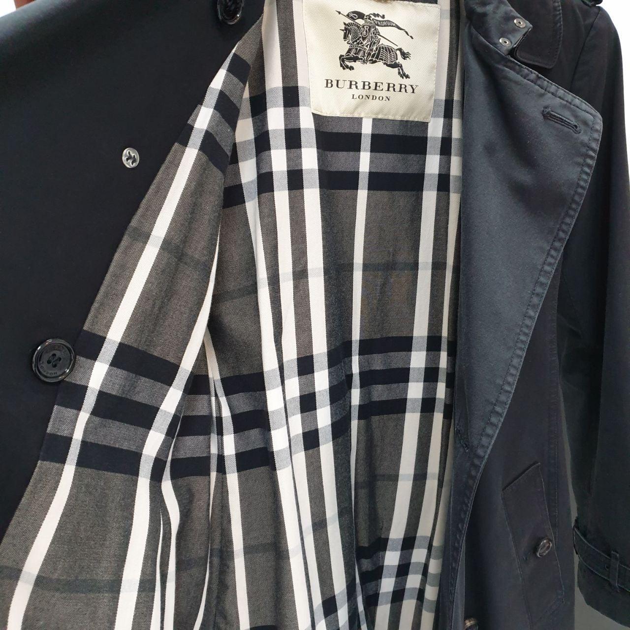 Nero Burberry - Trench doppiopetto nero - Taglia 40