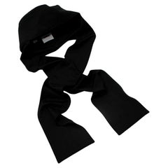 Cappello Burberry nero con pannello esagerato in jersey elasticizzato