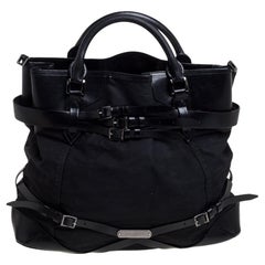 Burberry Black Leather Large Bridle Lynher Tote at 1stDibs | large ...