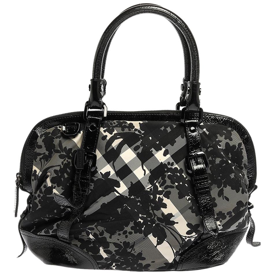 Burberry floral bag sales