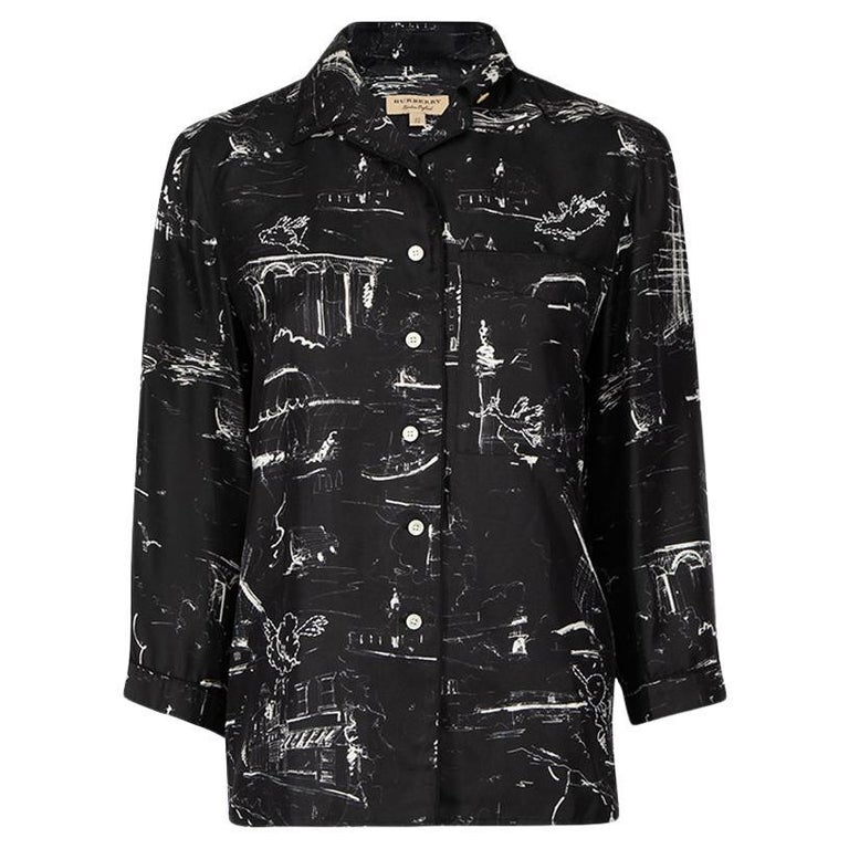 graffiti burberry shirt