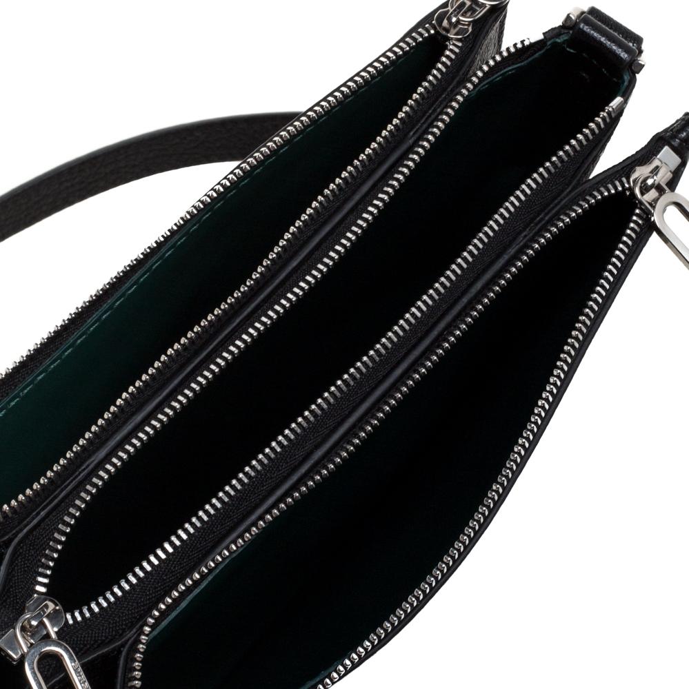 Burberry Black Grained Leather Penhurst Crossbody Bag 3