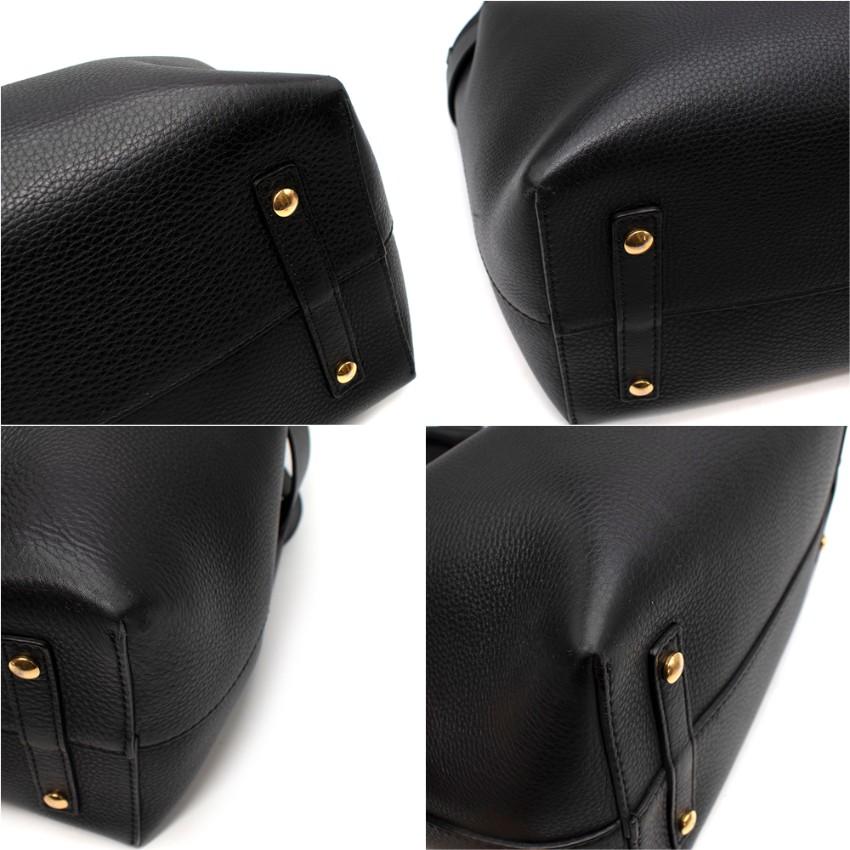 Women's Burberry Black & Green Calfskin Belt Bag