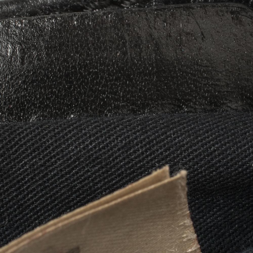 Burberry Black Haymarket Check Leather Maydown Crossbody Bag 5