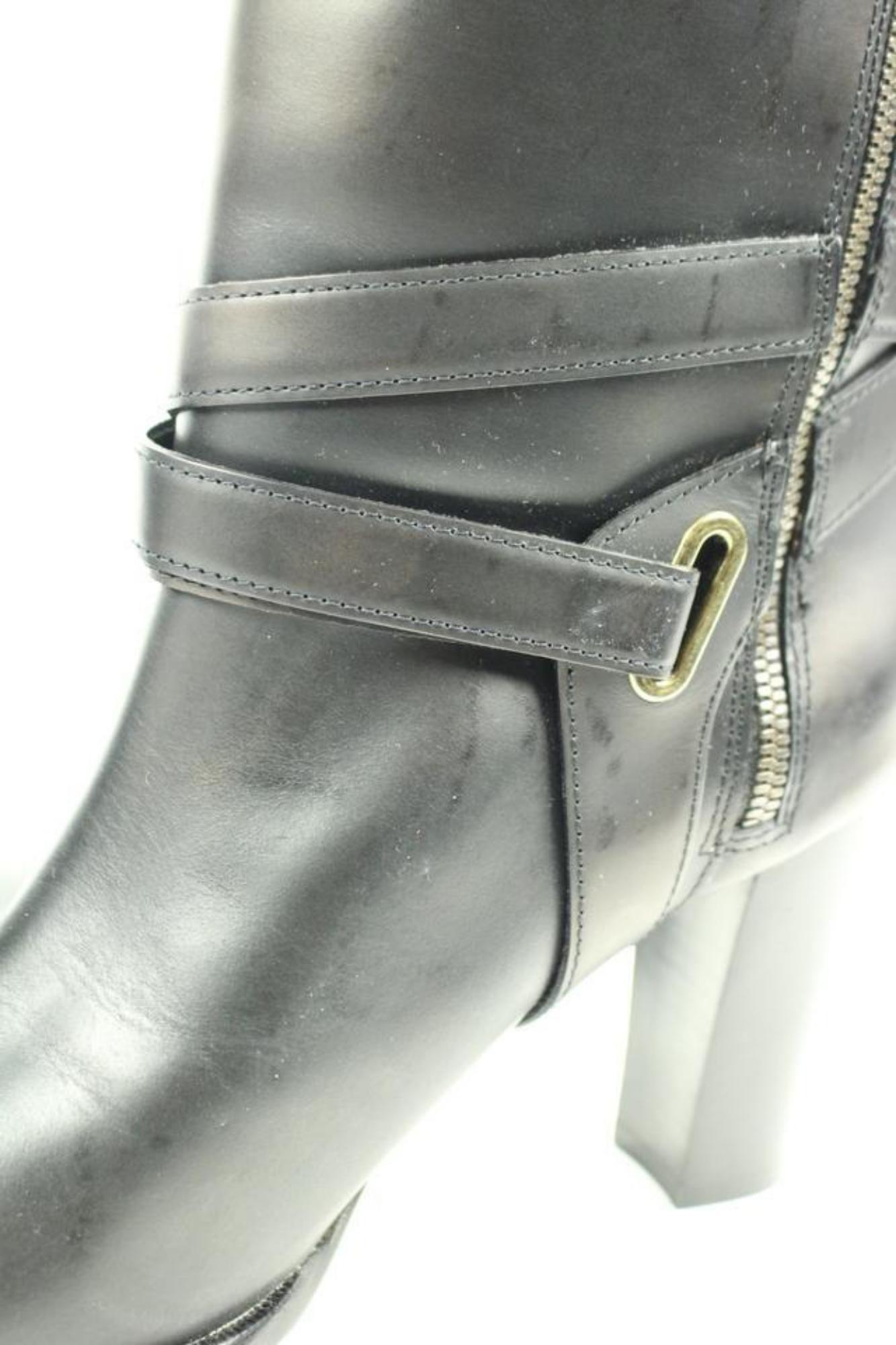 Burberry Black High Heel Lbslm119 Boots/Booties For Sale 4