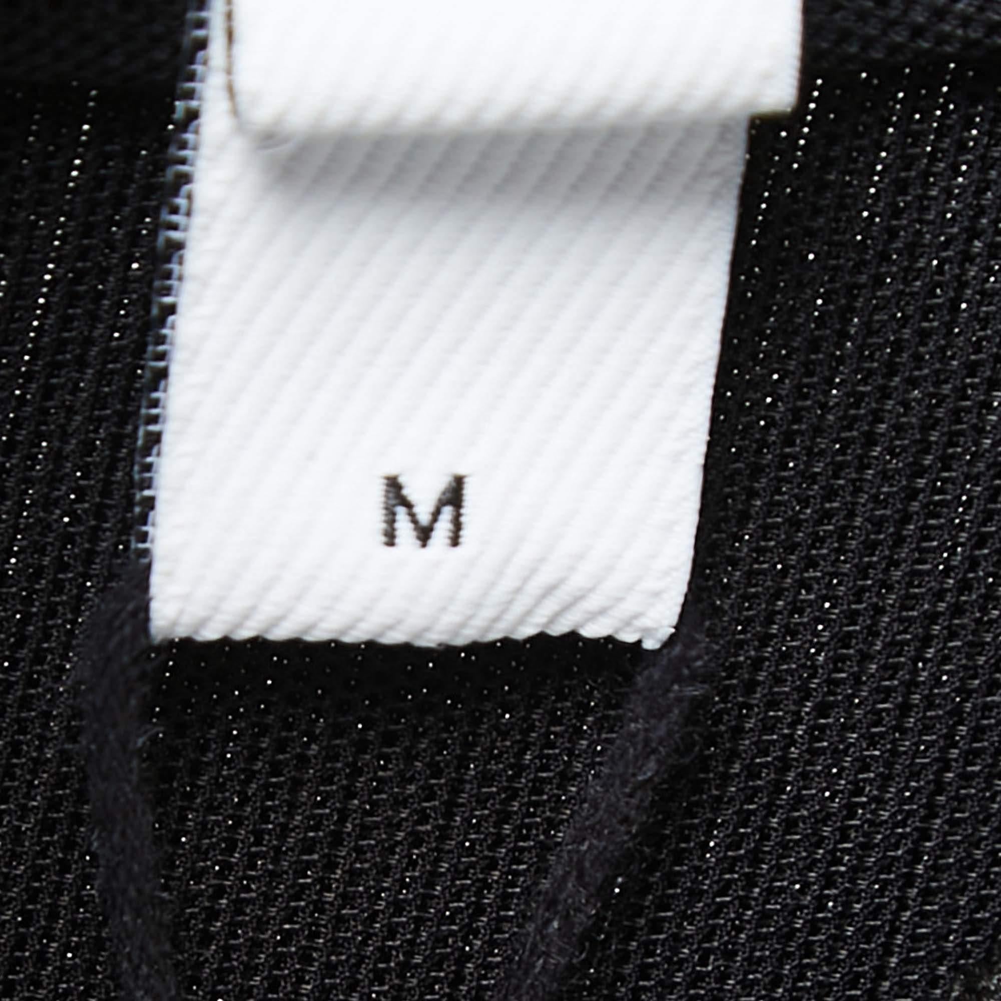 Burberry Black Jersey Chain Detailed Short Dress M 1