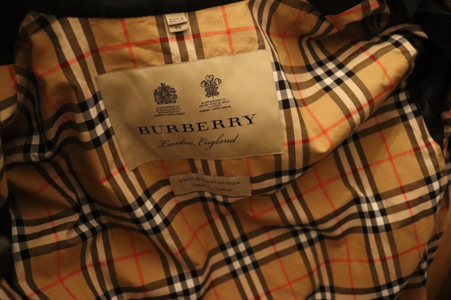 Burberry Black Kensington Coat 6