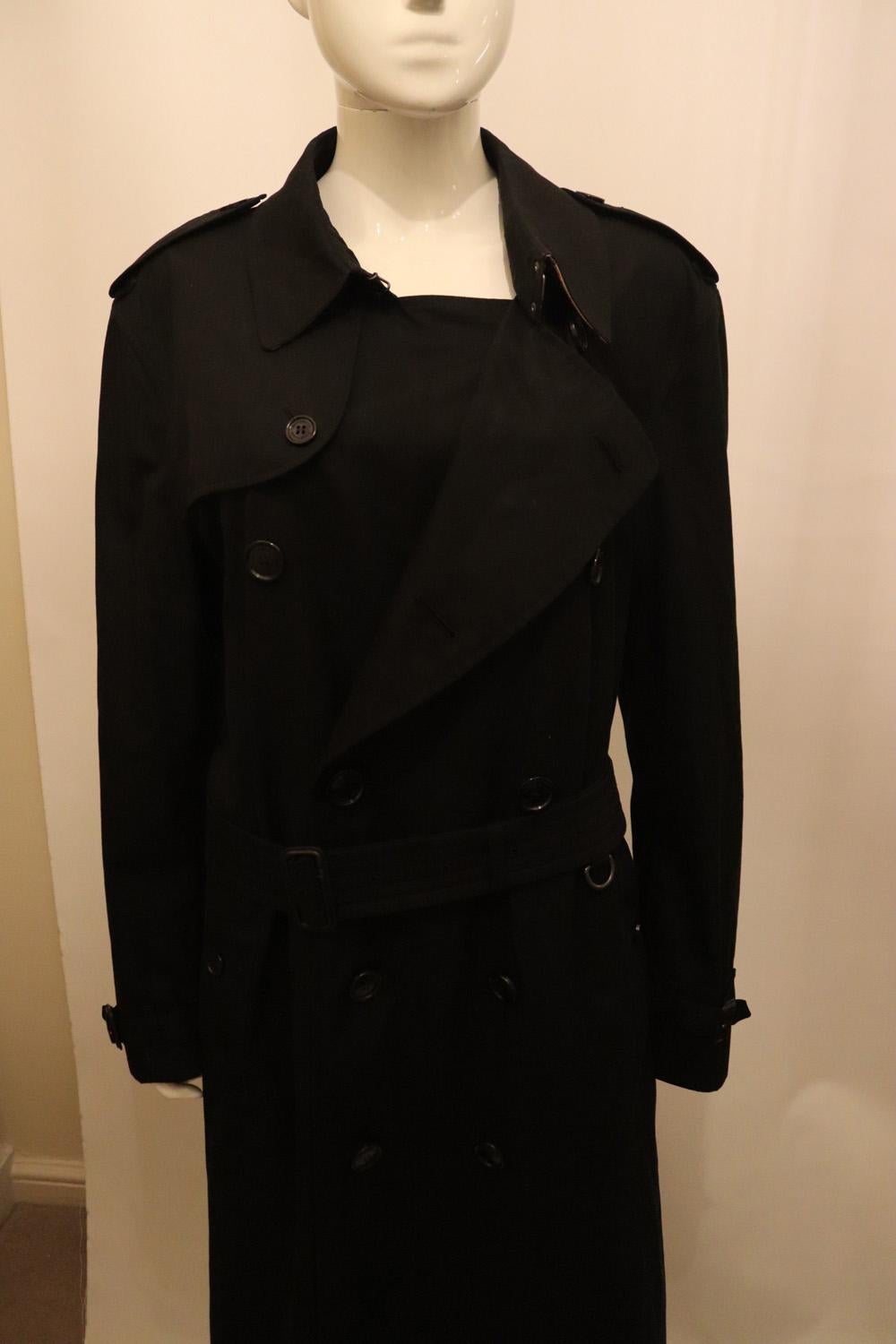 Burberry Black Kensington Coat 1
