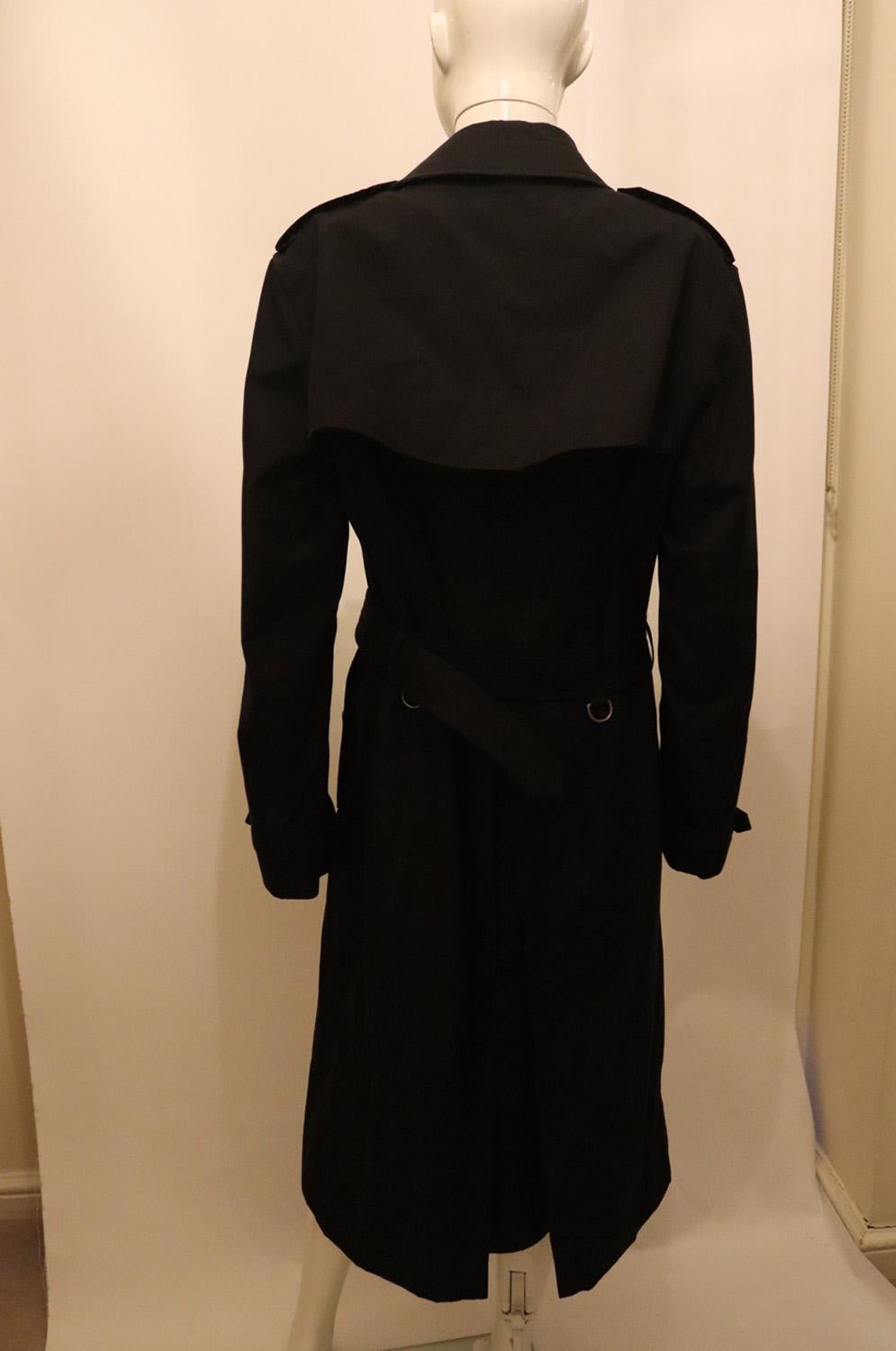 Burberry Black Kensington Coat 5