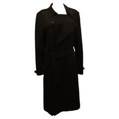 Burberry Black Kensington Coat