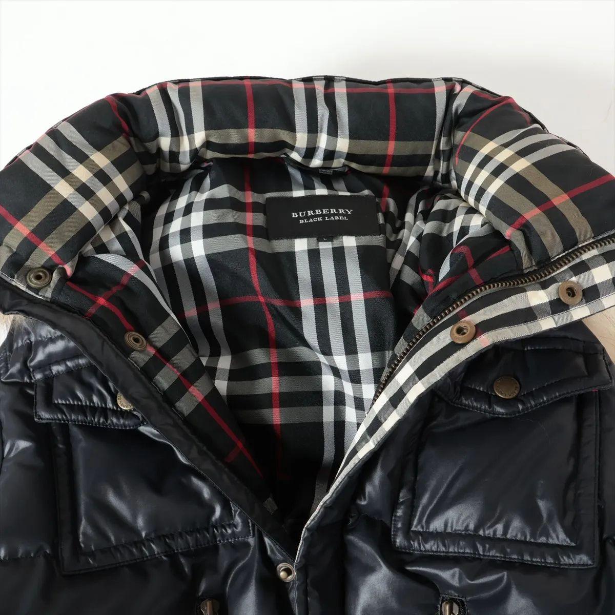 Burberry Black Label Polyester Down Jacket Black For Sale 3