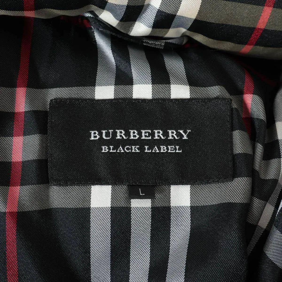 Burberry Black Label Polyester Down Jacket Black For Sale 5