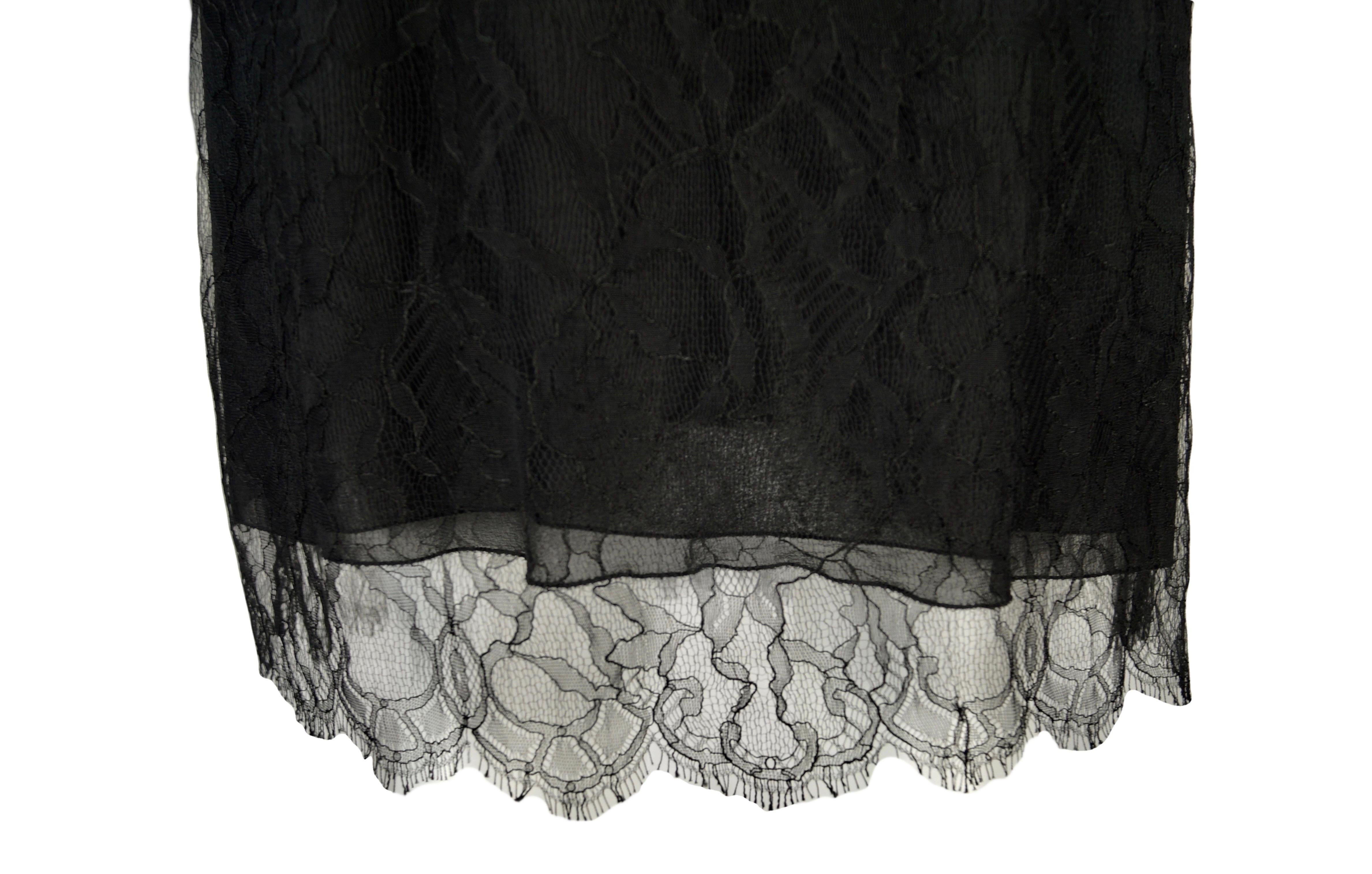 Burberry black lace dress For Sale 3