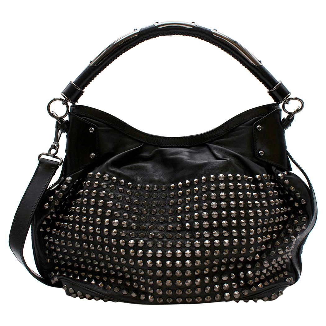 Burberry Black Lambskin Studded Shoulder Bag For Sale at 1stDibs | studded  bag, studded purses, burberry studded bag