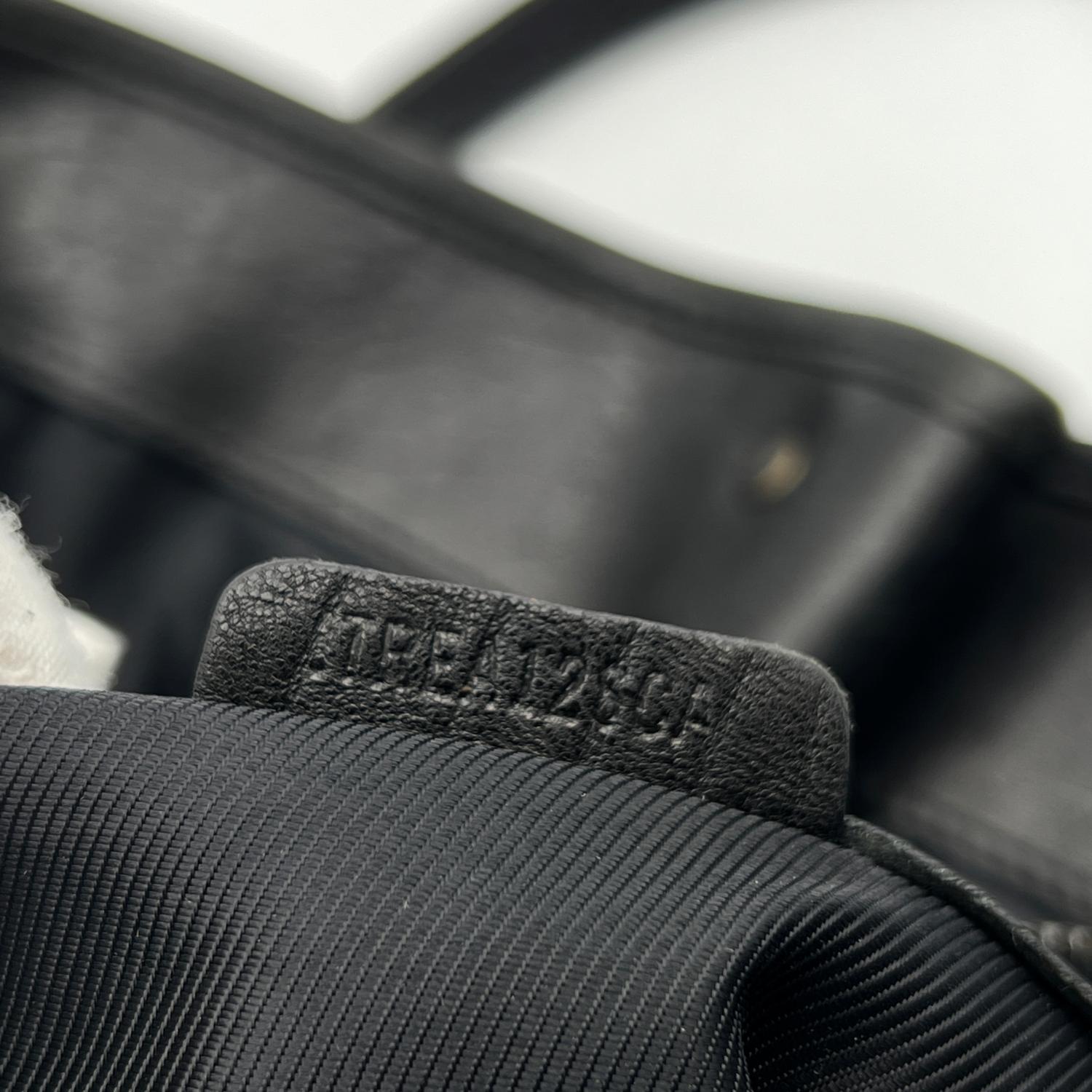 Burberry Black Leather Belted Rowan Tote Bag Satchel Handbag 5