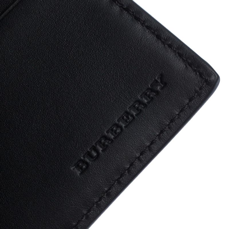 Burberry Black Leather Bifold Wallet 2