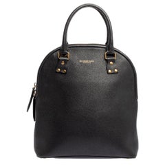 Burberry Black Leather Bloomsbury Satchel