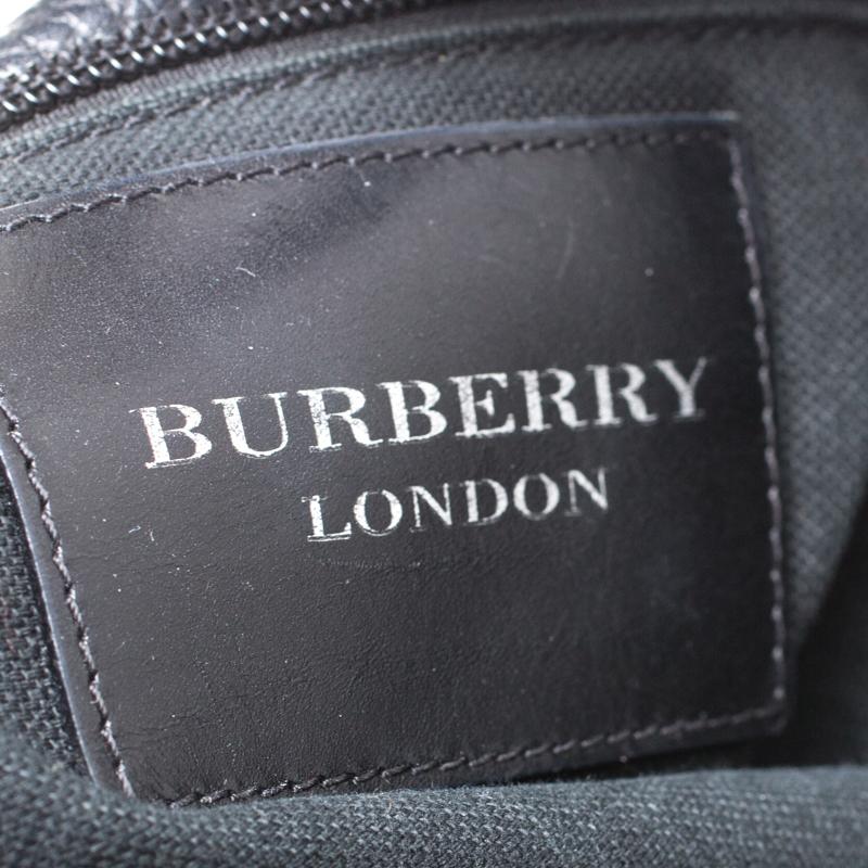 Burberry Black Leather Buckle Tote 2
