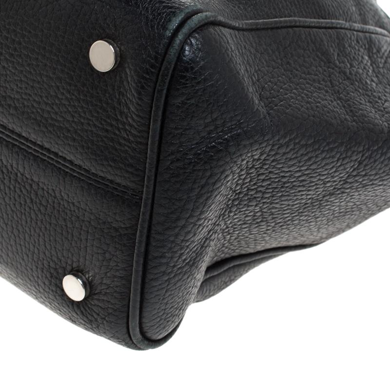 Burberry Tote con fibbia in pelle nera 4