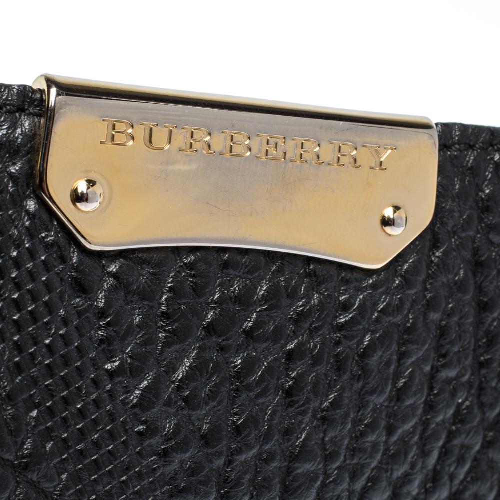 Burberry Black Leather Canterbury Tote 7