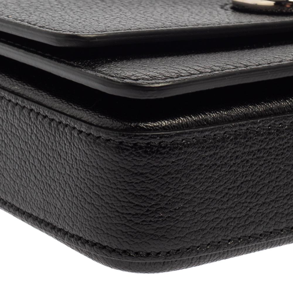 Burberry Black Leather D-Ring Shoulder Bag 5