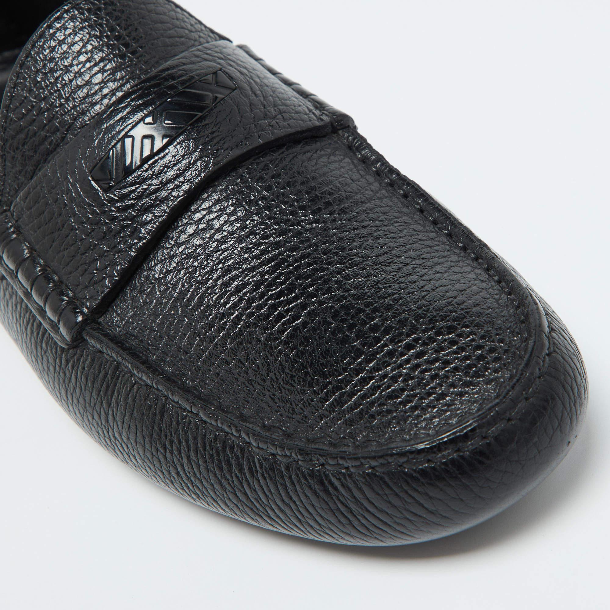 Mocassins en cuir noir Burberry Taille 39 2