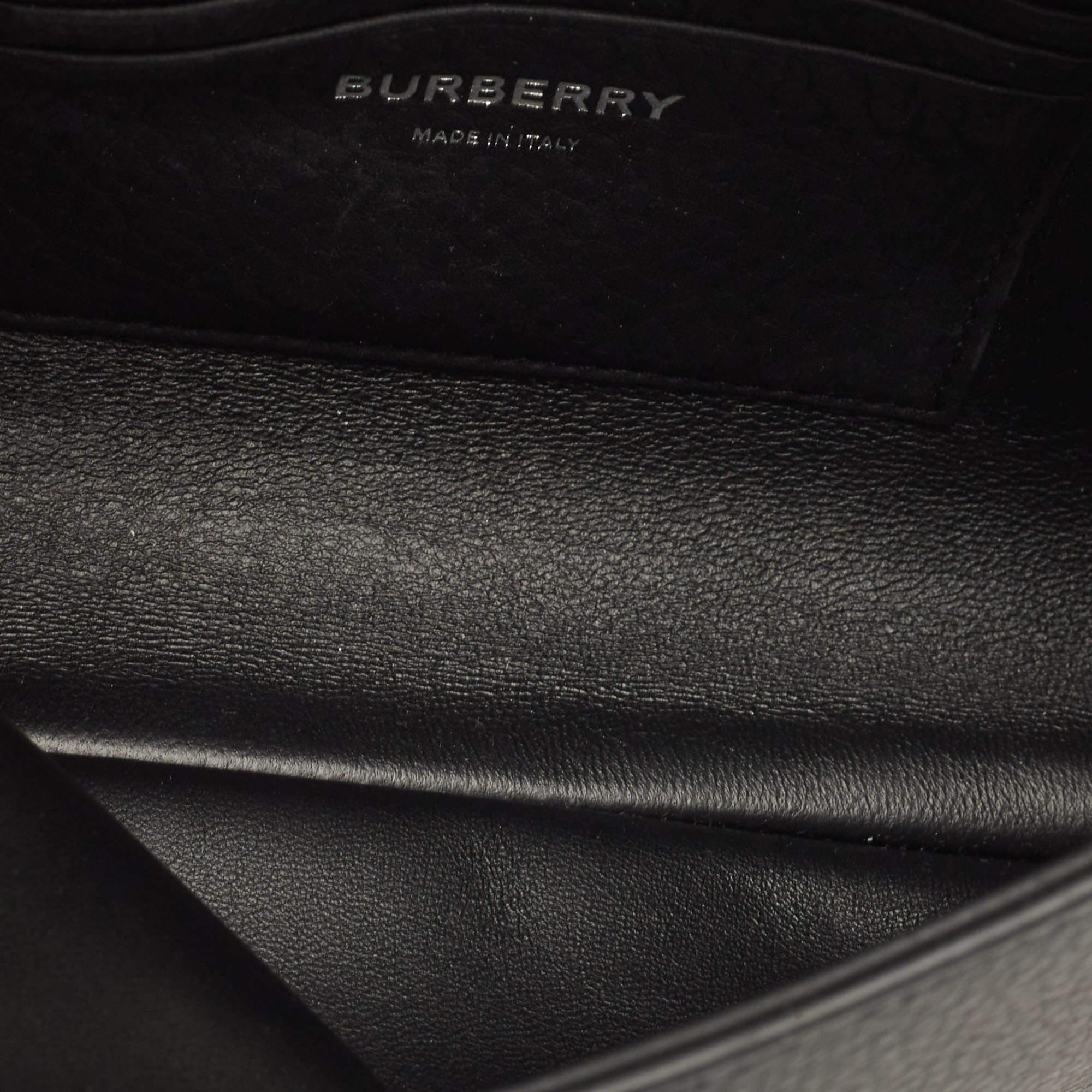 Burberry Black Leather Medium Pocket Belt Bag 6