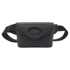 Burberry Black Leather Medium Pocket Belt Bag