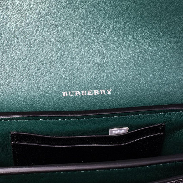 Burberry Black Leather Mini DRing Crossbody Bag at 1stDibs