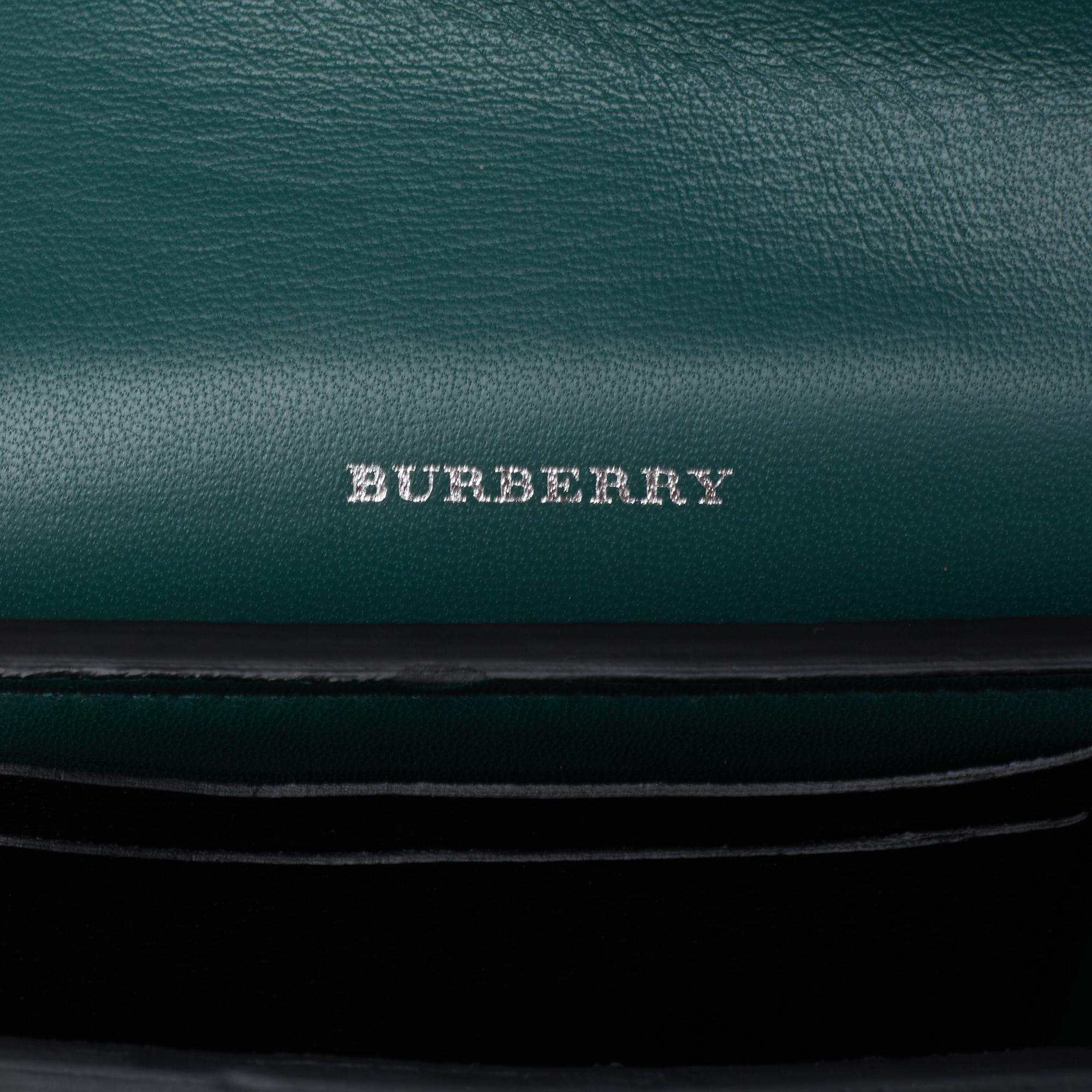 Burberry Black Leather Mini DRing Crossbody Bag at 1stDibs