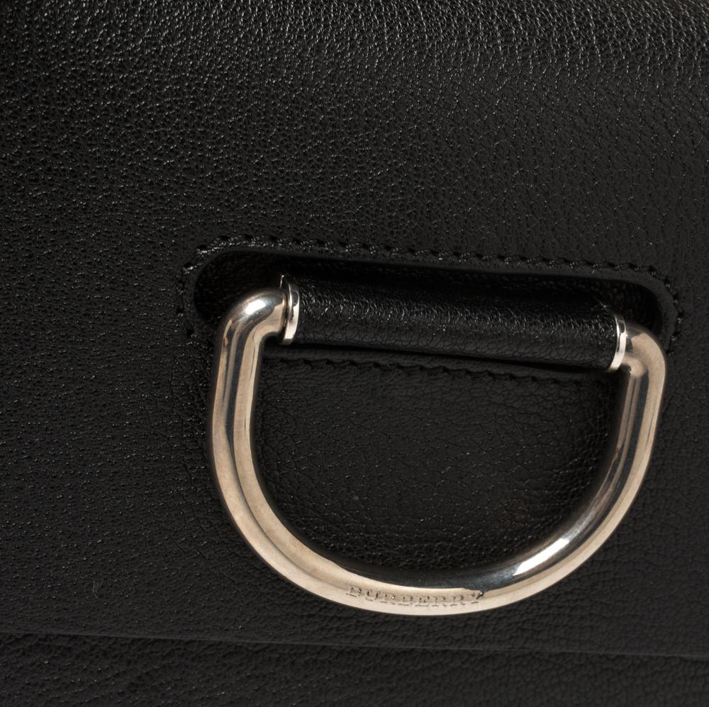 Burberry Black Leather Mini D-Ring Crossbody Bag 4