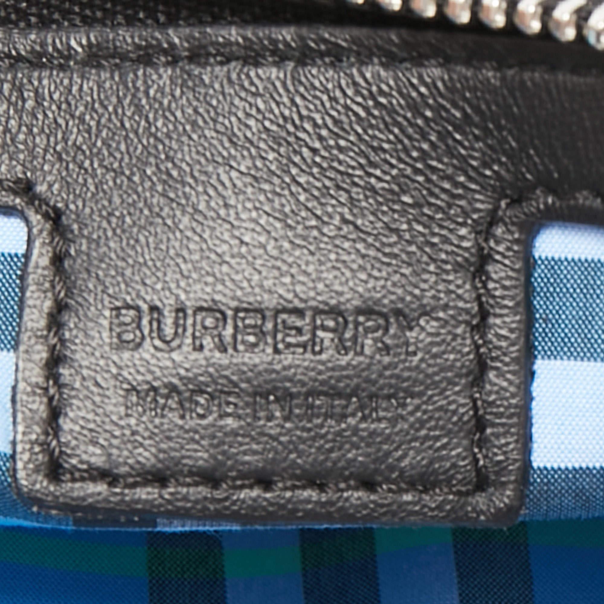 Burberry Black Leather Mini Double Olympia Bag 5