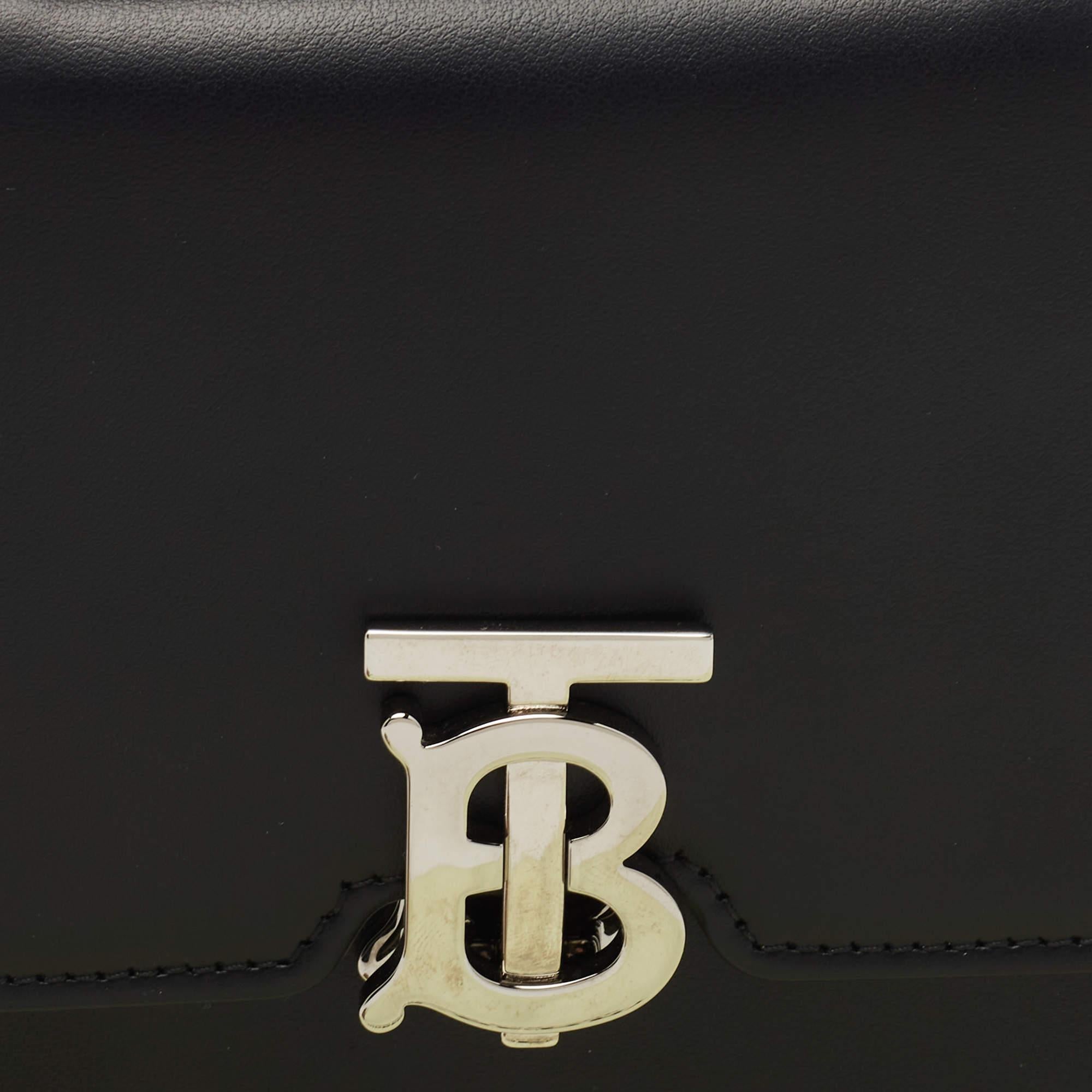 Burberry Black Leather Robin Crossbody Bag 10