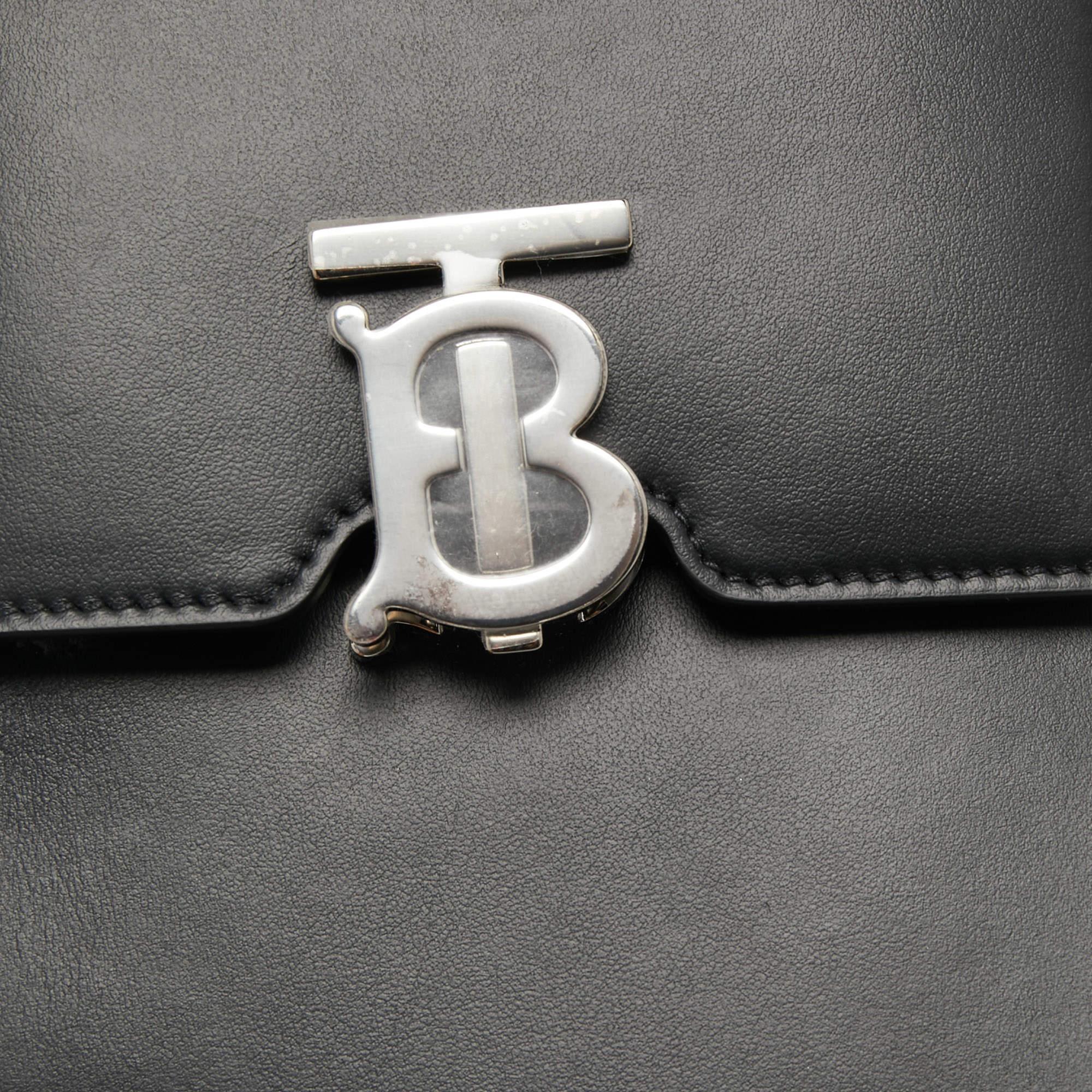 Burberry Black Leather Robin Crossbody Bag 3