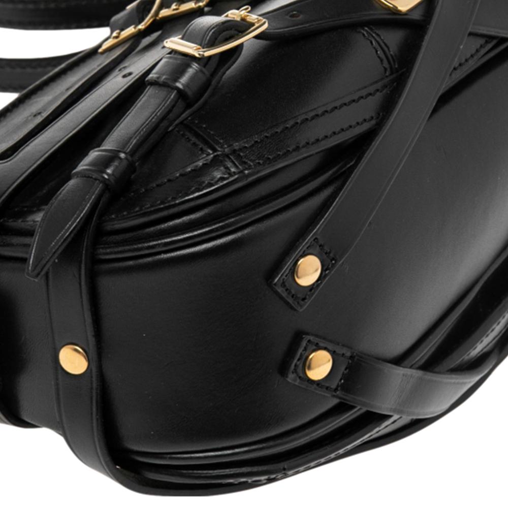 Burberry Black Leather Small Bridle Dutton Hobo 7