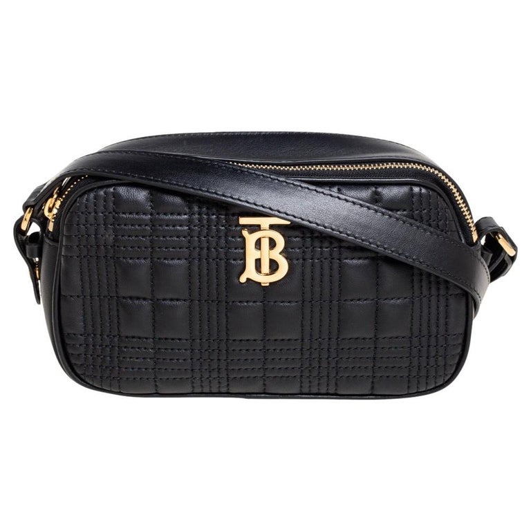 Burberry Black Leather Small Lola Crossbody Bag at 1stDibs
