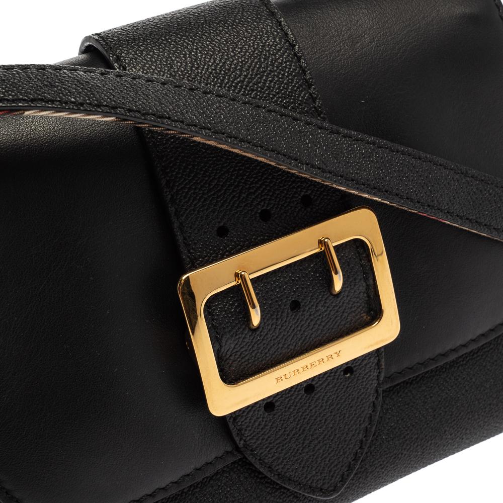 Burberry Black Leather Small Medley Shoulder Bag 6