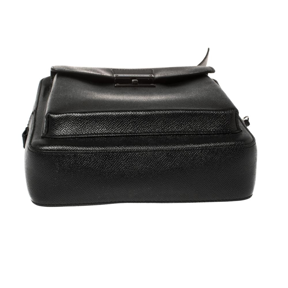 Burberry Black Leather Small Shaldon Messenger Bag 3