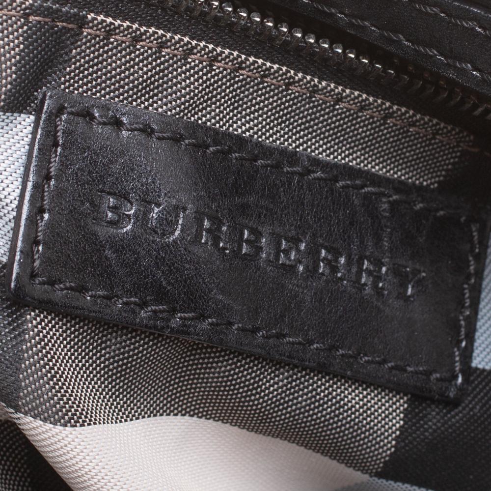 Burberry Black Leather Studded Edenham Tote 3