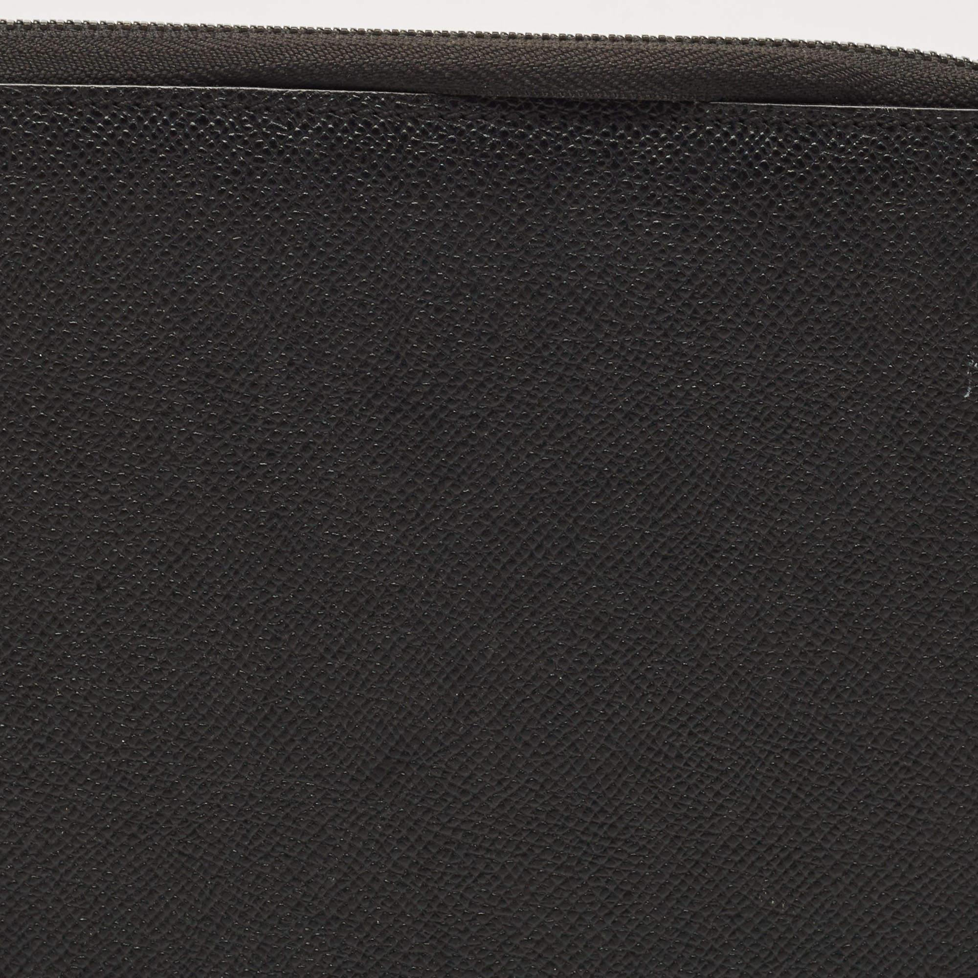 Burberry Black Leather Tablet Case For Sale 1