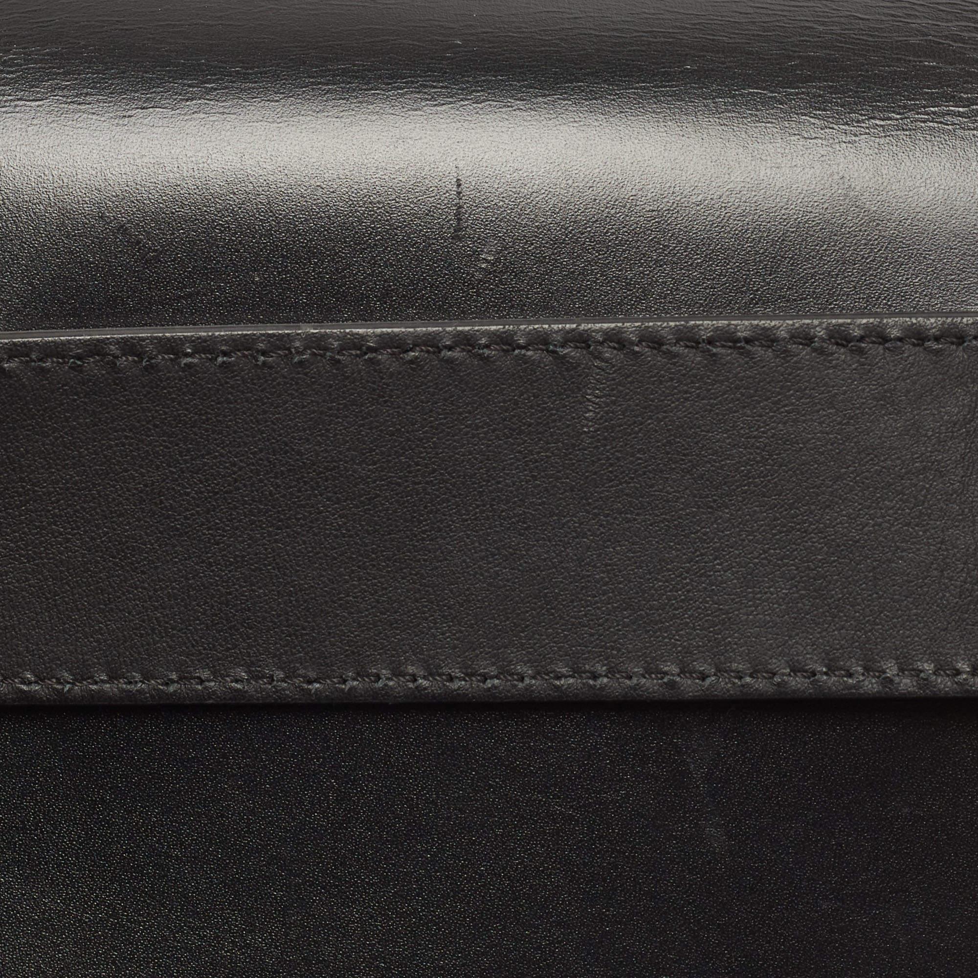 Burberry Black Leather TB Belt Bag 7