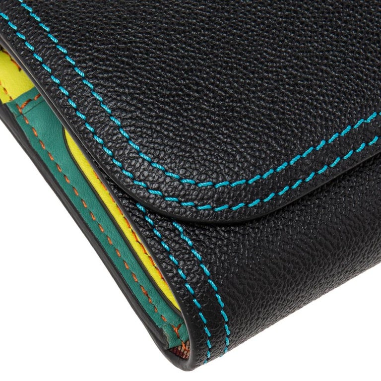 Burberry Black Leather Wallet on Chain at 1stDibs