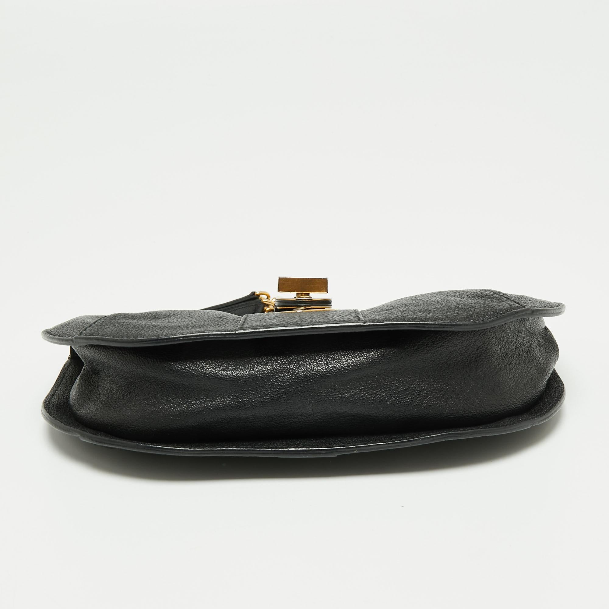 Burberry Black Leather Wristlet Clutch 3