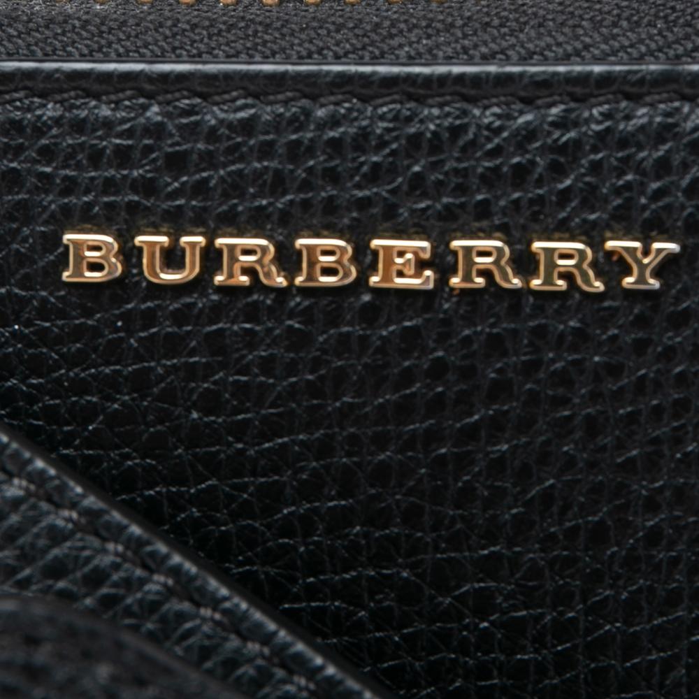 Burberry Black Leather Zip Crossbody Bag 1