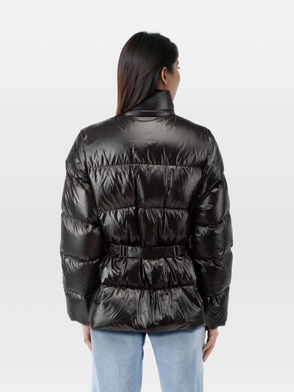 CONDITION is Never worn, with tags. No visible wear to coat is evident on this new Burberry designer resale item.
 
 
 
 Details
 
 
 Black
 
 Synthetic
 
 Puffer coat
 
 Zip fastening
 
 Long sleeves
 
 Front logo patch
 
 Belted
 
 3x Internal