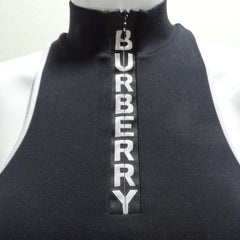 Burberry Black Logo Sports Bra