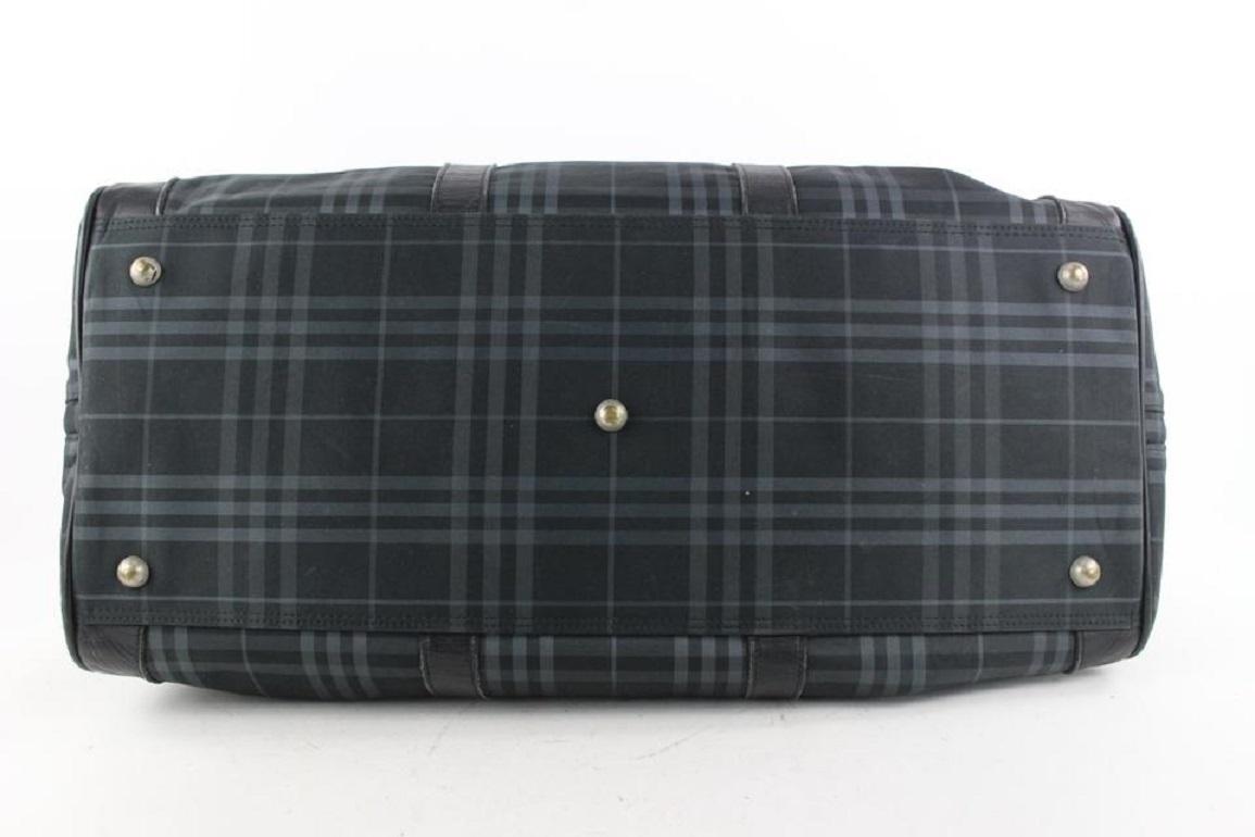 Women's Burberry Black Nova Check Boston Duffle Bag with Strap 629bur616 For Sale